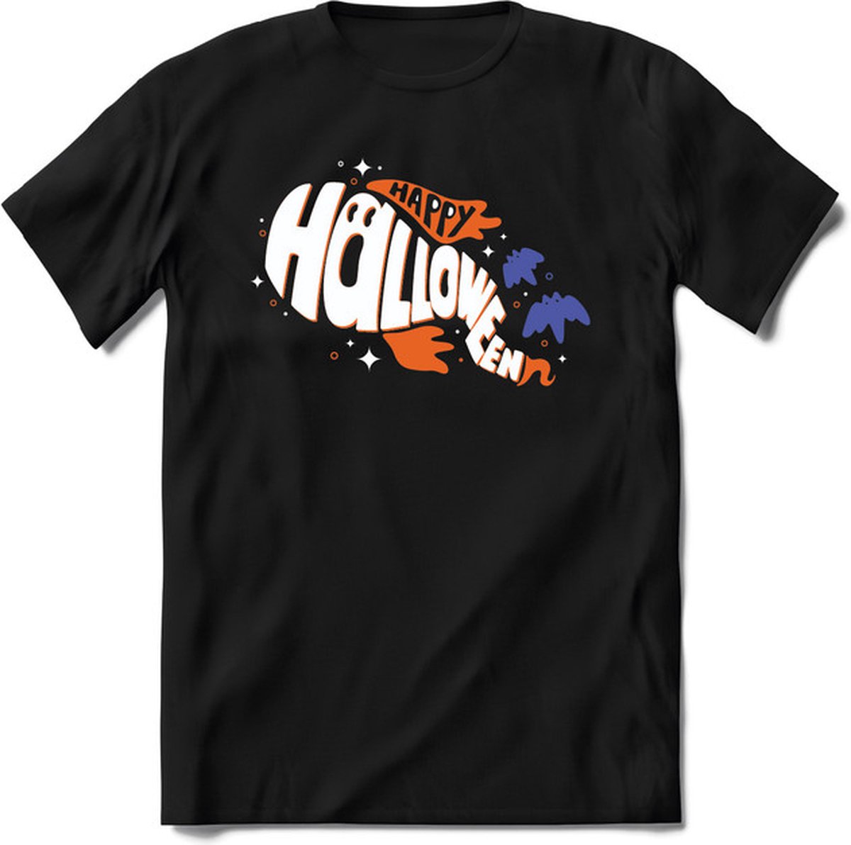 Halloween T-Shirt | Horror  Kleding Heren / Dames | Weerwolf , Monster , Vleermuis en Pompoen  Shirt |